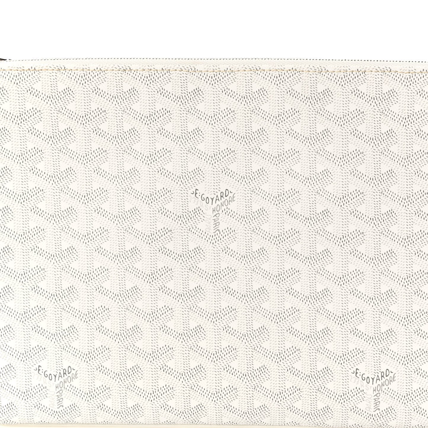 Goyardine Senat Pochette MM White