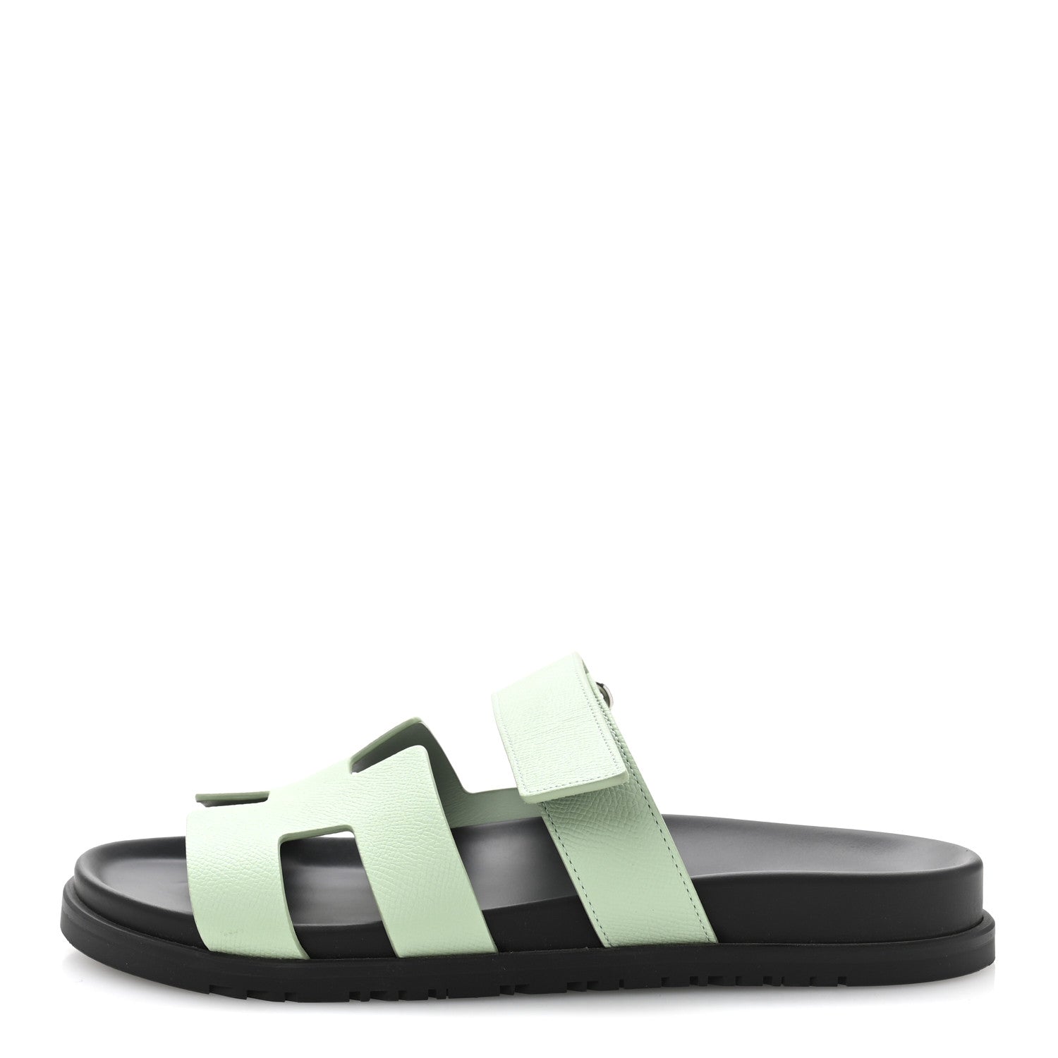 Hermes Epsom Womens Chypre Sandals 40 Vert Jade 1 of 9