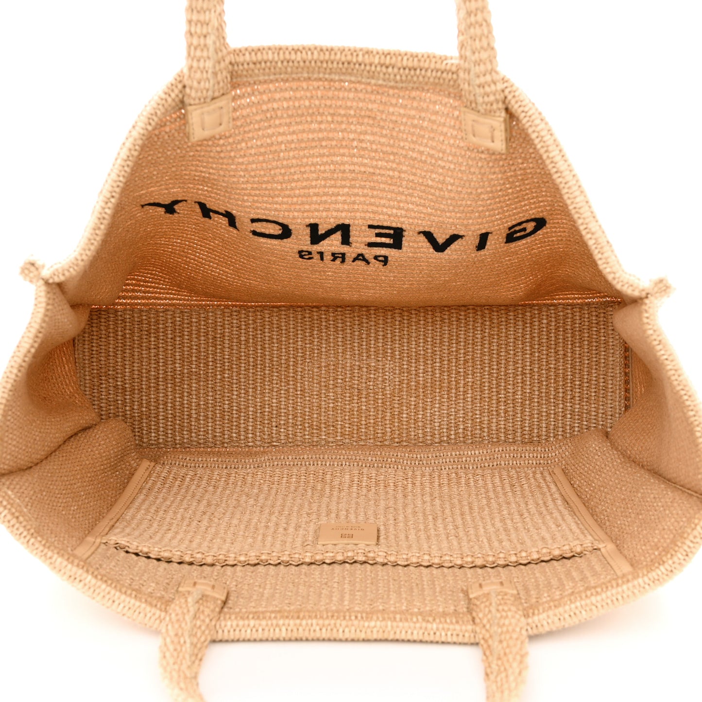 Raffia Large G Shopping Tote Natural