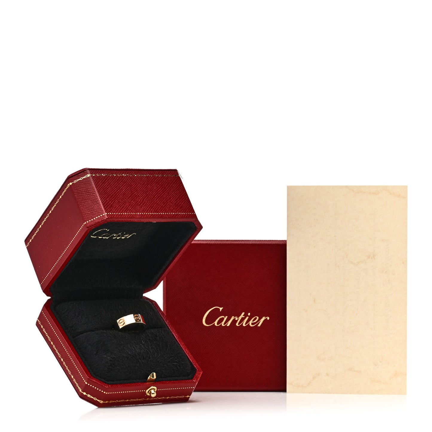 18K Yellow Gold 5.5mm LOVE Ring 48 4.5