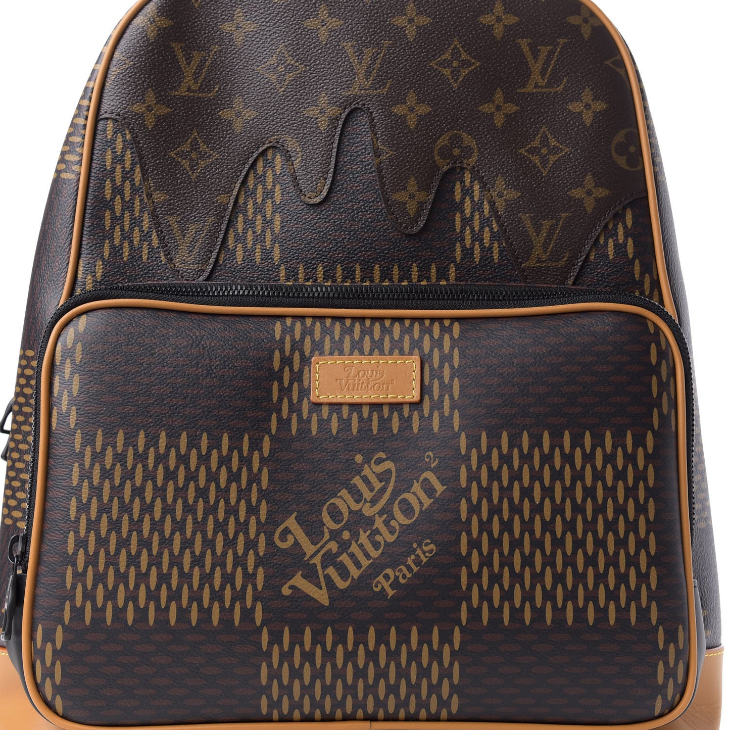X NIGO Giant Damier Ebene Monogram Campus Backpack