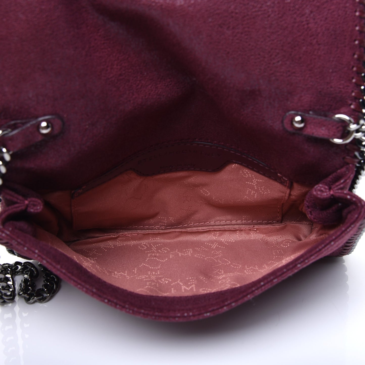 Shaggy Deer Falabella Crossbody Bag Plum