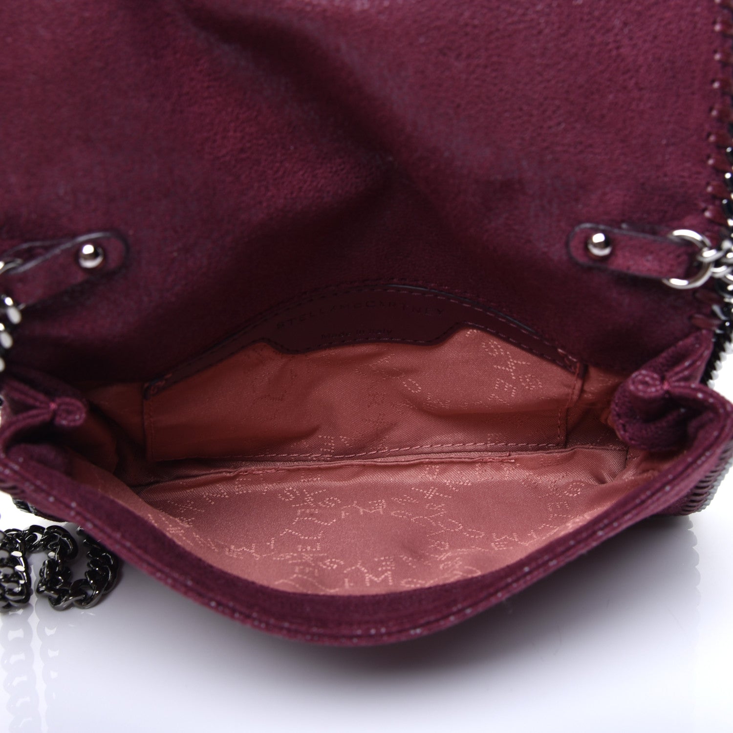 Stella McCartney Shaggy Deer Falabella Crossbody Bag Plum 5 of 10