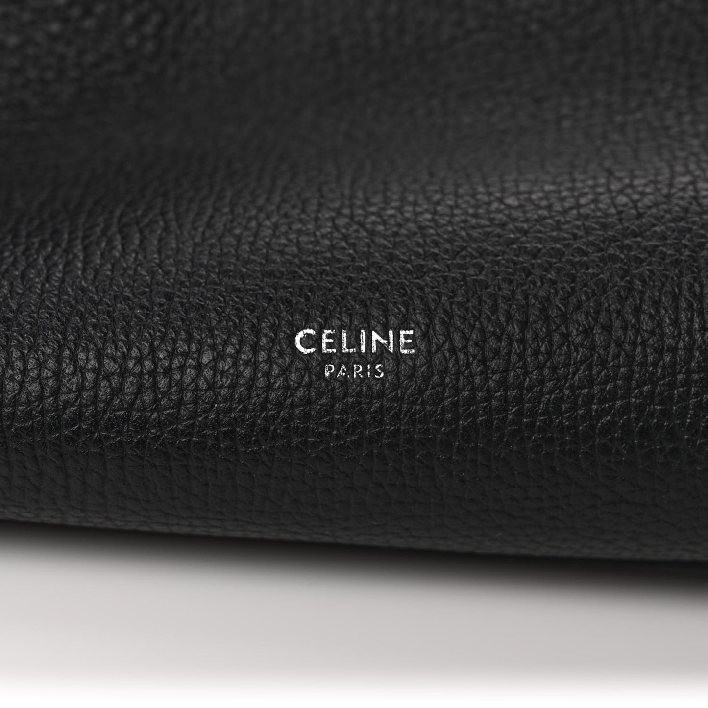 Supple Grained Calfskin Small Big Bag Black