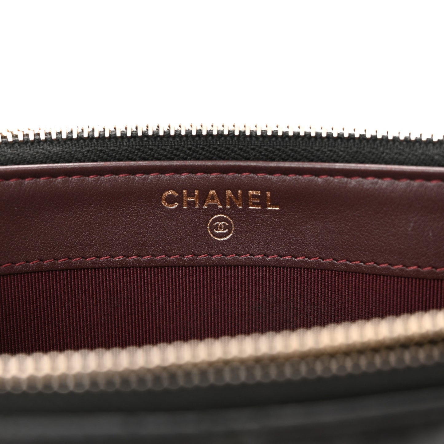 Aged Calfskin Lucky Charms 2.55 Reissue Small Clutch With Chain Black
