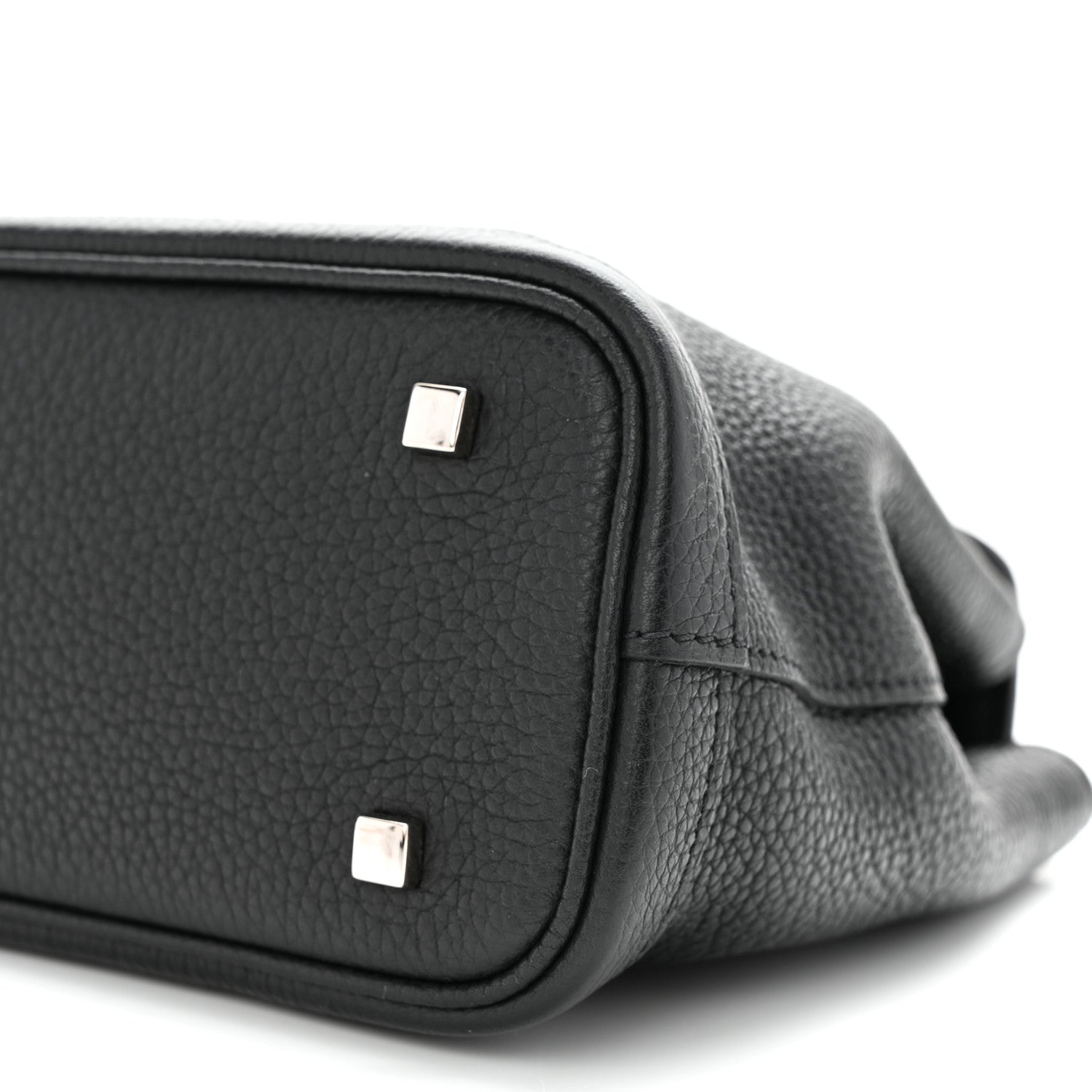 Moynat Taurillon Blush Calfskin Gabby BB Black 9 of 10