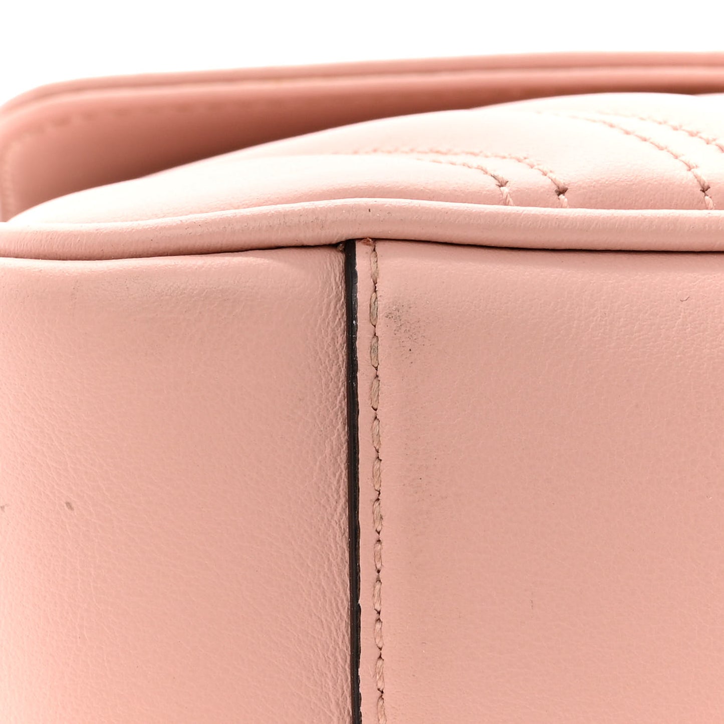 Calfskin Matelasse Small GG Marmont Shoulder Bag Perfect Pink