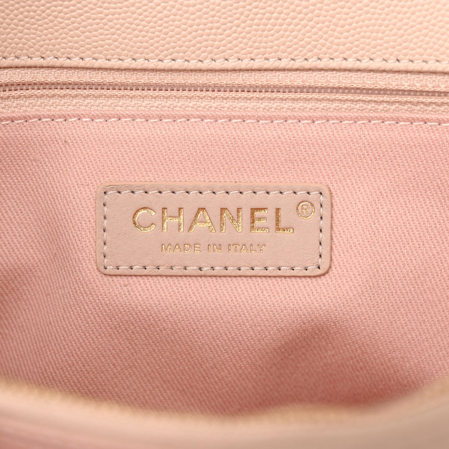 Chanel Lizard Embossed Caviar Chevron Quilted Small Coco Handle Flap Beige 6 of 12
