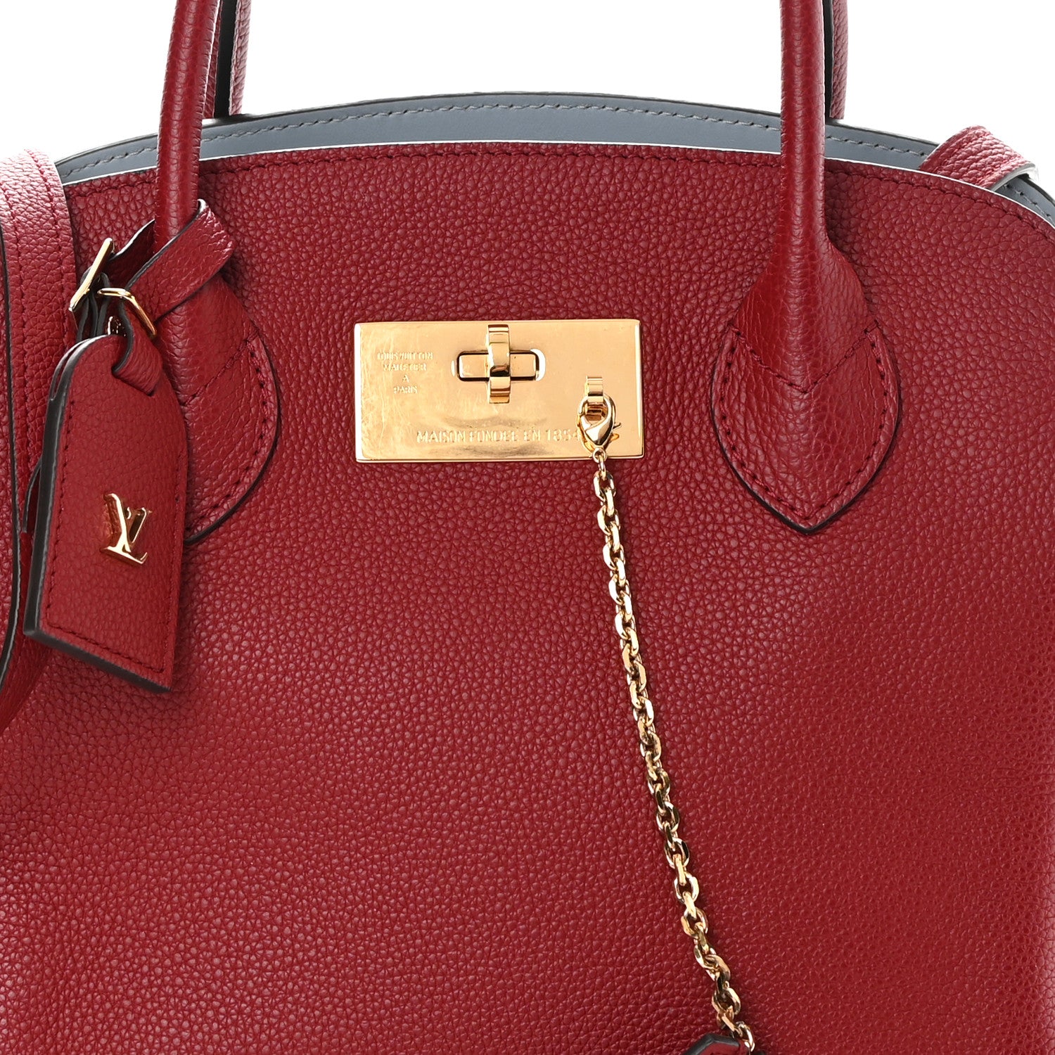 Louis Vuitton Veau Nuage Milla PM Carmine Red 8 of 14