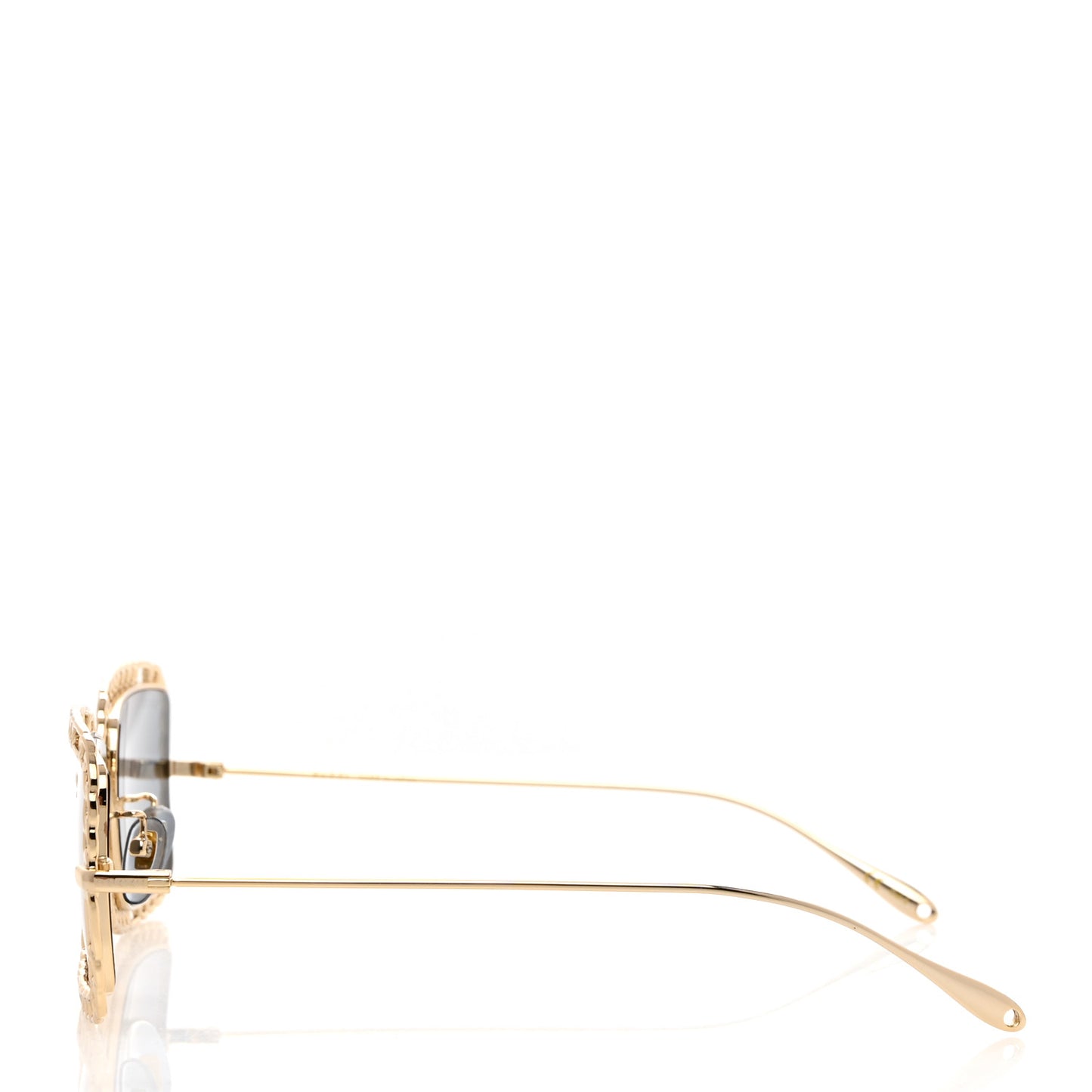 Rectangle Chain Sunglasses GG1112S Gold