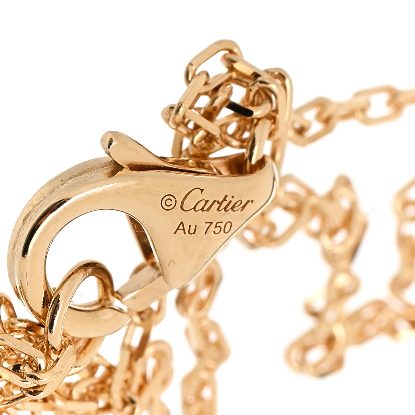 18K Yellow Gold Diamond LOVE Bracelet