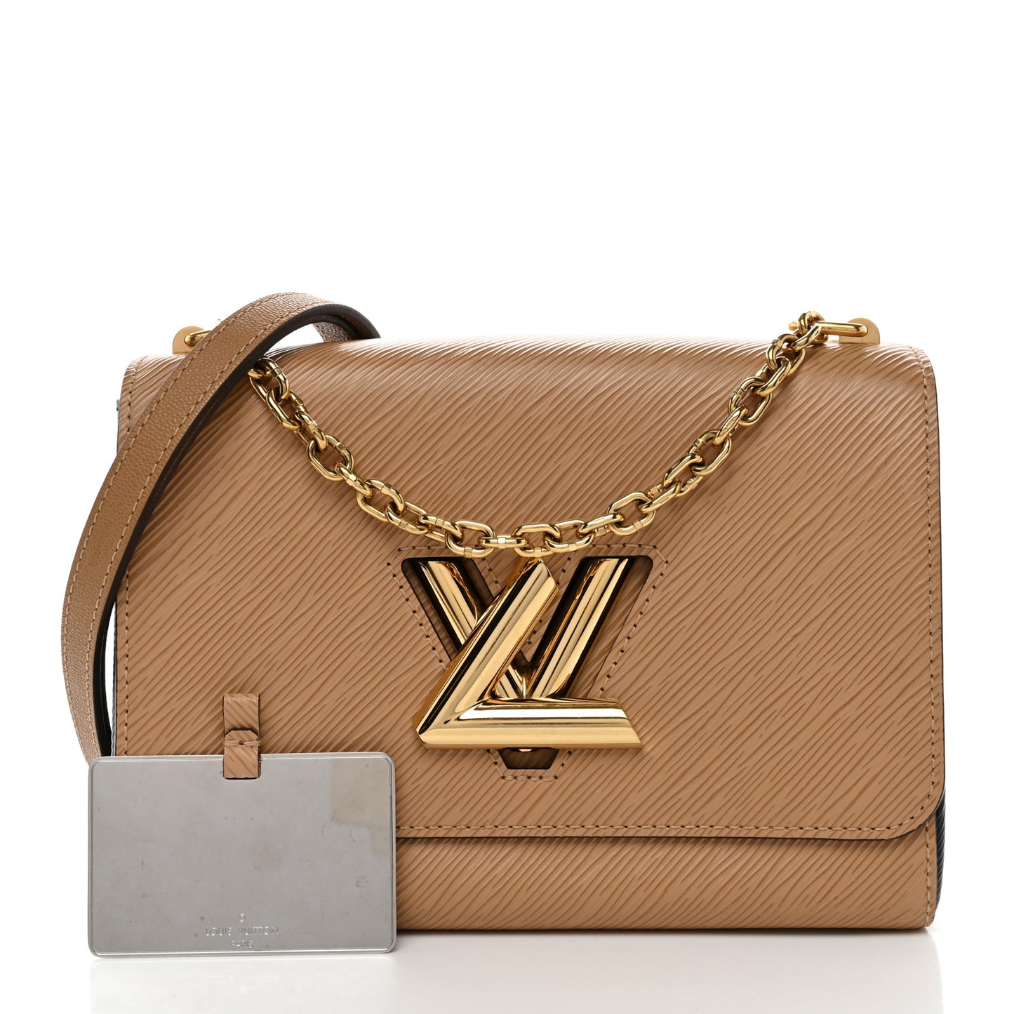 Epi Twist Shoulder Bag MM Camel