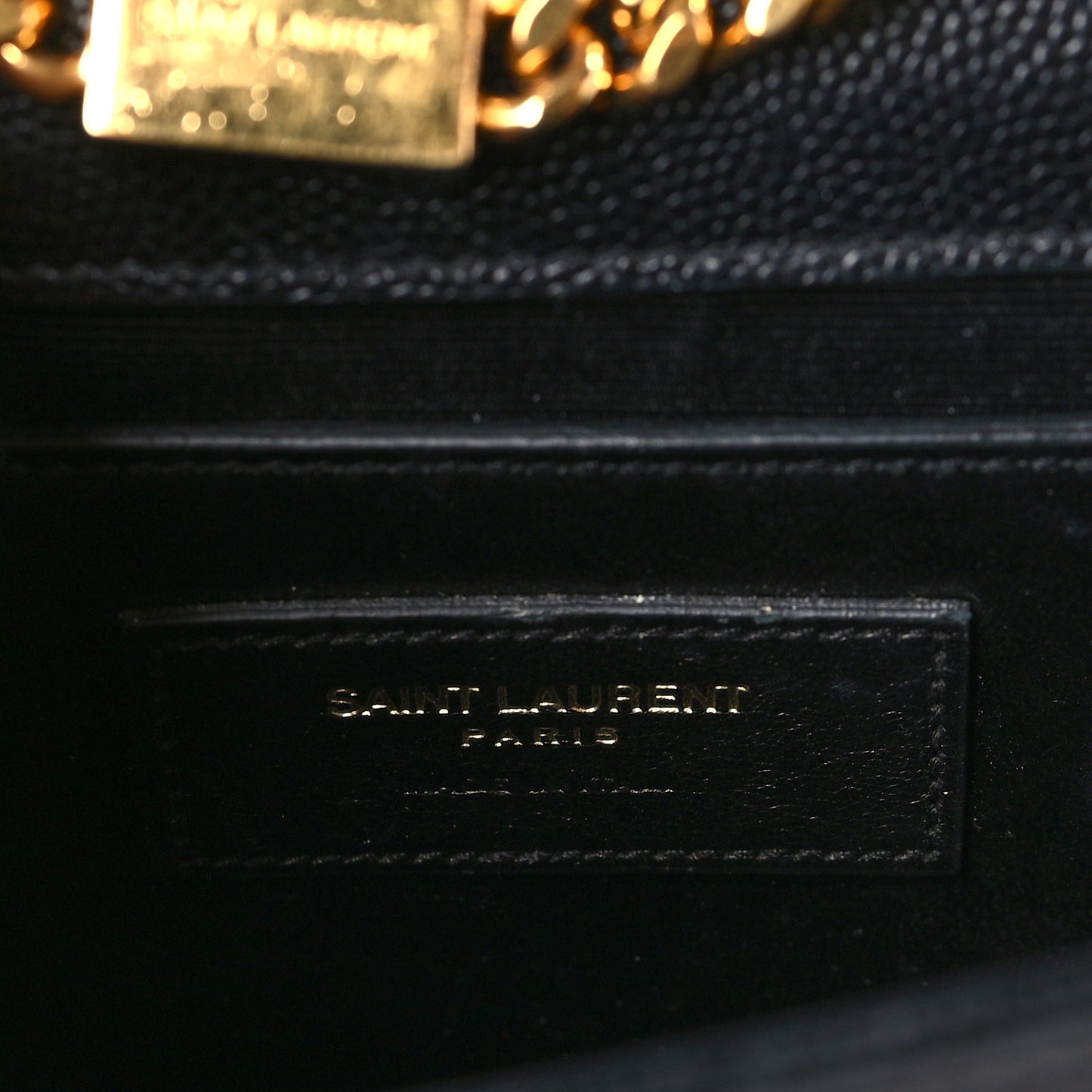 Grain De Poudre Small Monogram Kate Satchel Black