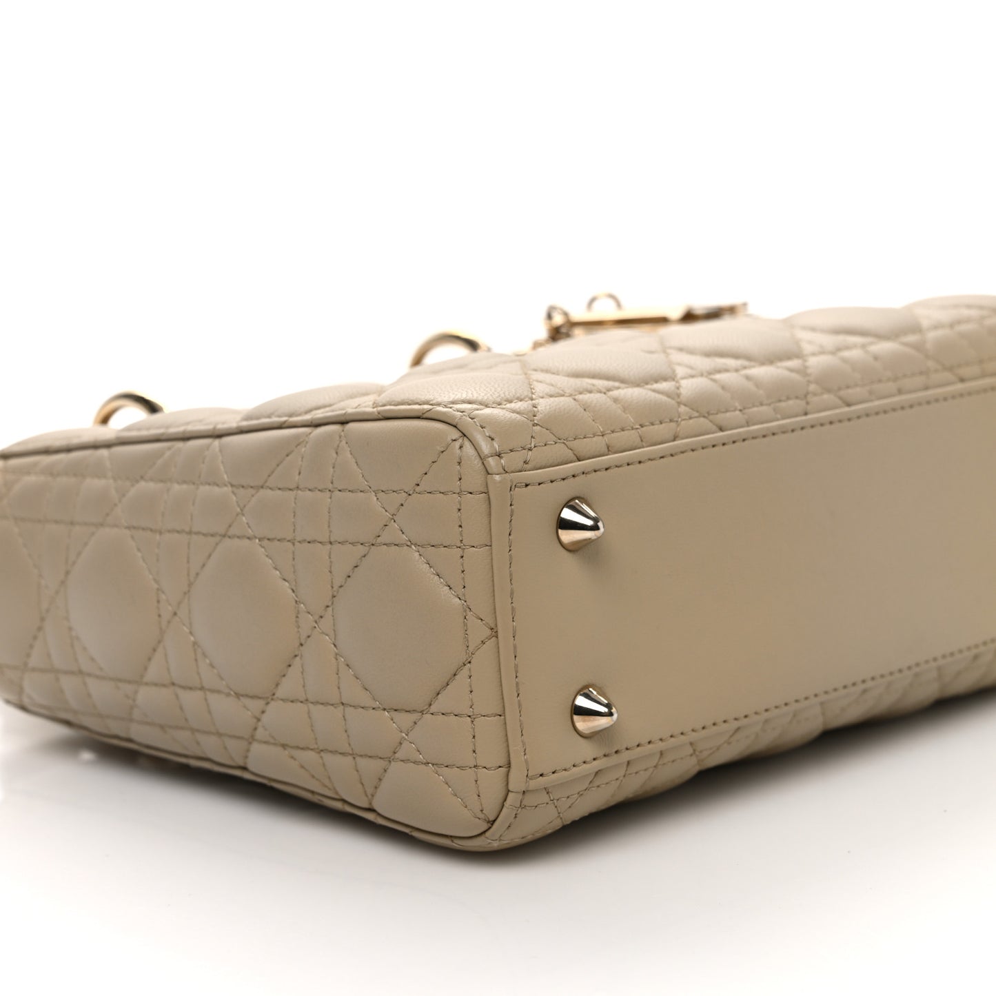 Lambskin Cannage Small My ABCDior Lady Dior Beige