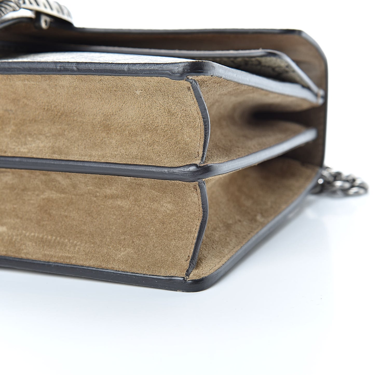 GG Supreme Monogram Small Dionysus Shoulder Bag Taupe