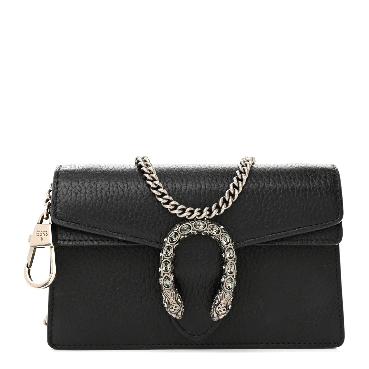 Calfskin Super Mini Dionysus Shoulder Bag Black