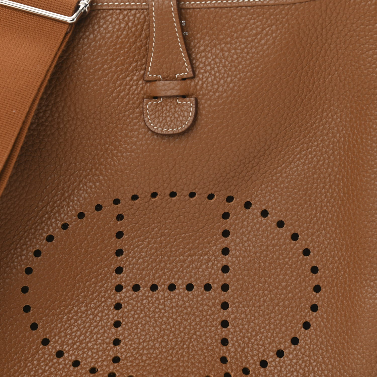 Hermes Taurillon Clemence Evelyne III PM Gold 8 of 10