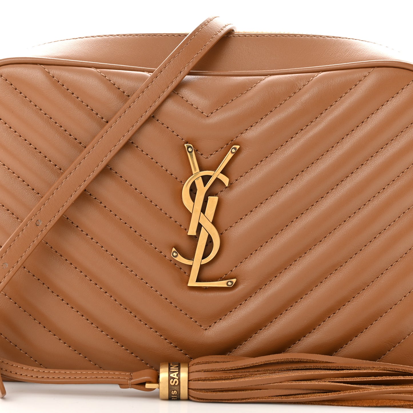 Calfskin Matelasse Monogram Lou Camera Bag Cinnamon