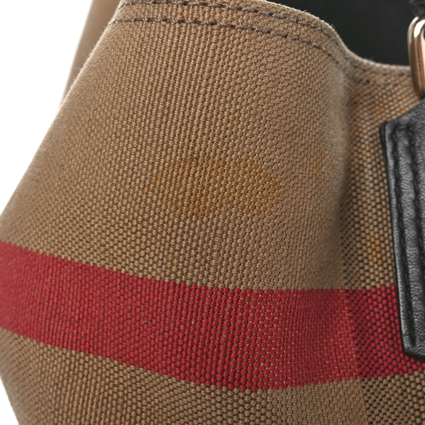 Canvas Mega Check Medium Ashby Hobo Black