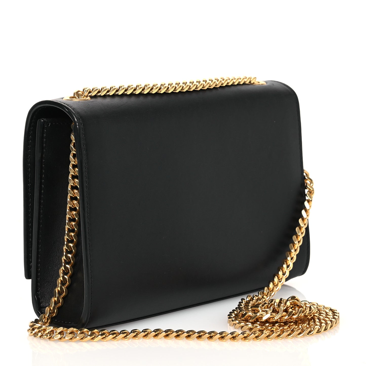 Calfskin Small Monogram Kate Satchel Black