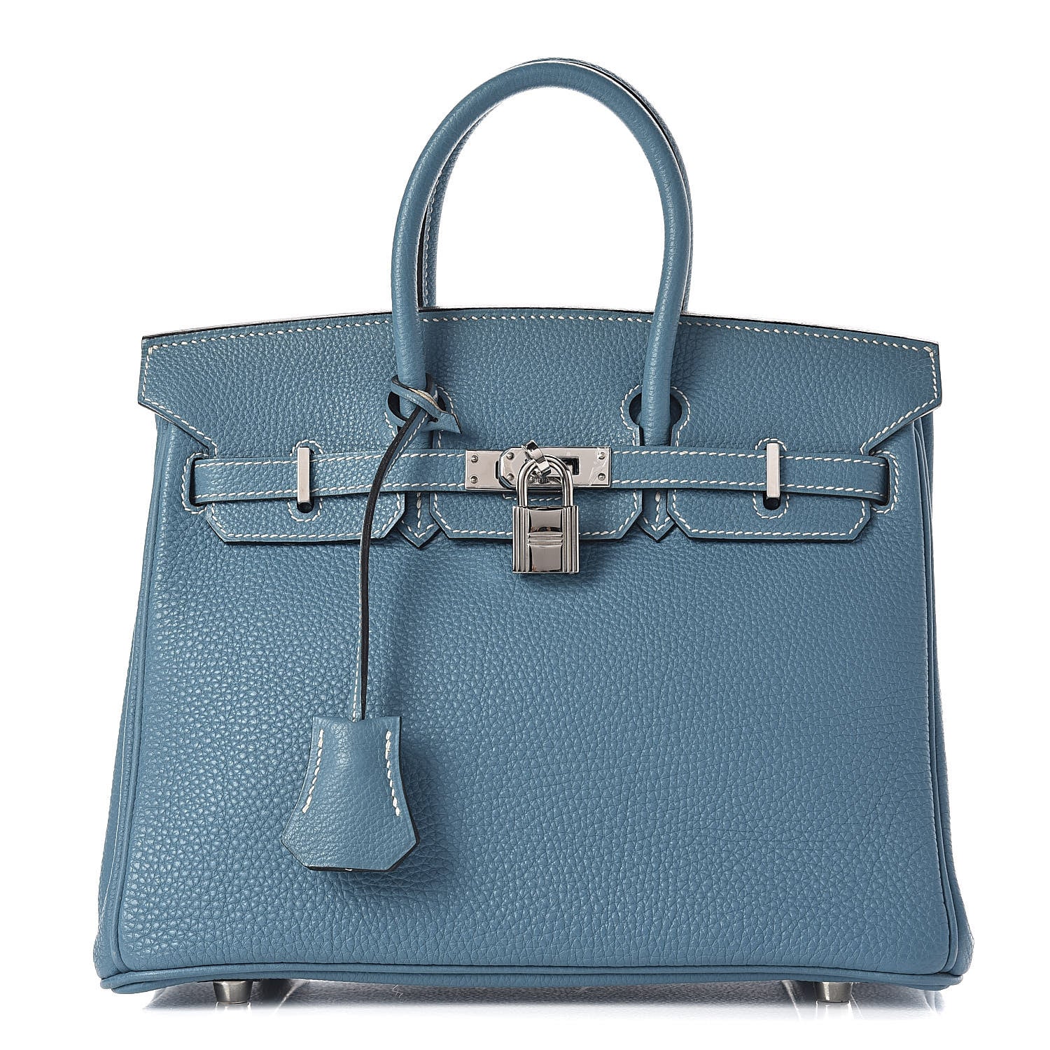 Hermes Togo Birkin 25 Blue Jean 1 of 36