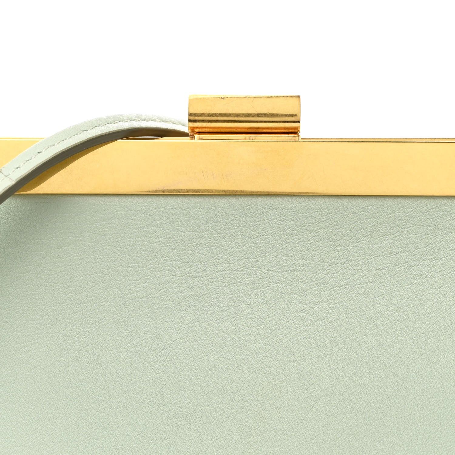 Celine Smooth Calfskin Mini Clasp Bag Jade 8 of 10