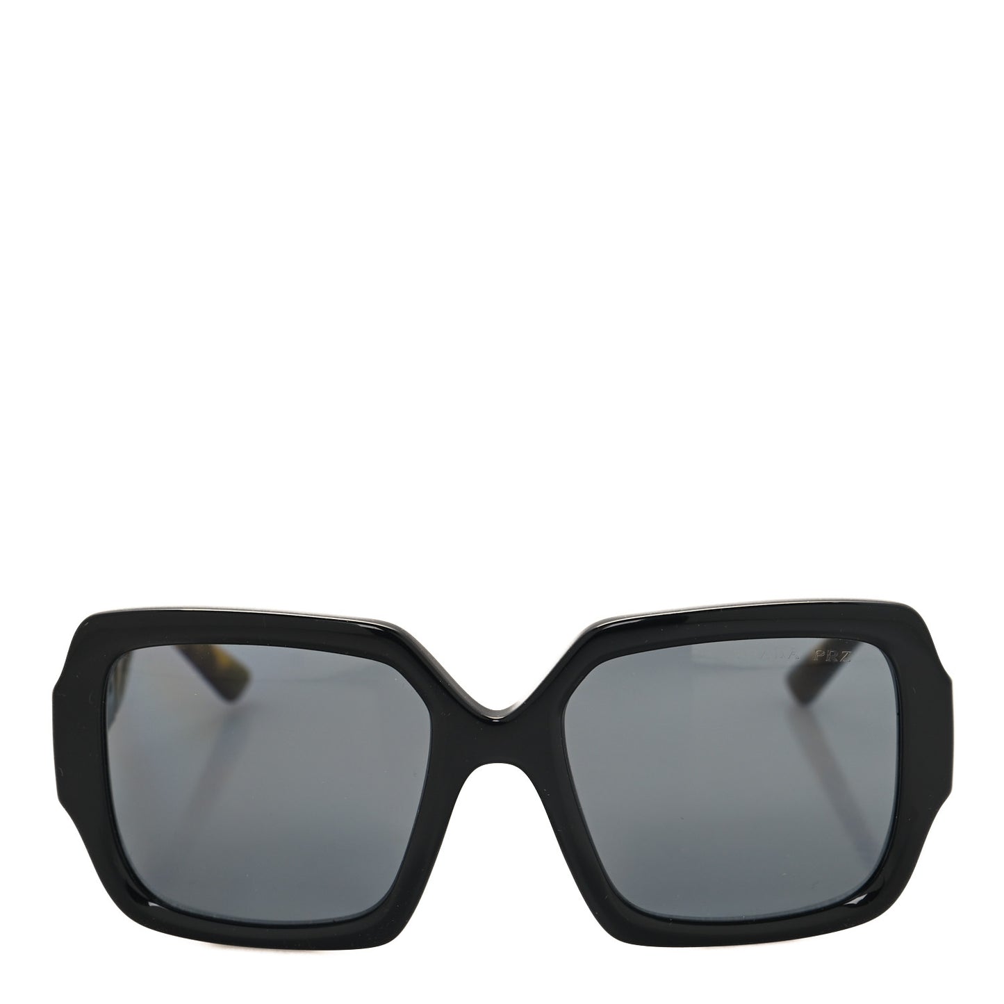 Oversized Monochrome Sunglasses SPR 21X Black Tortoise