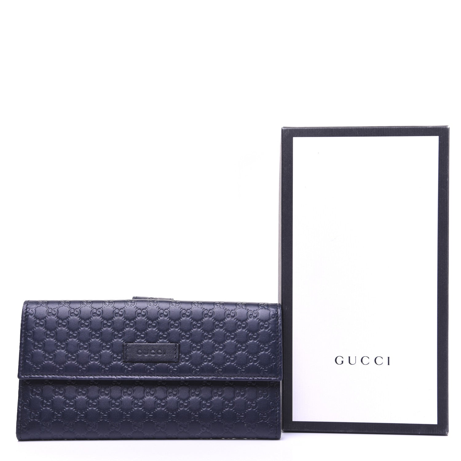 Gucci Microguccissima Continental Flap Wallet Navy 14 of 14
