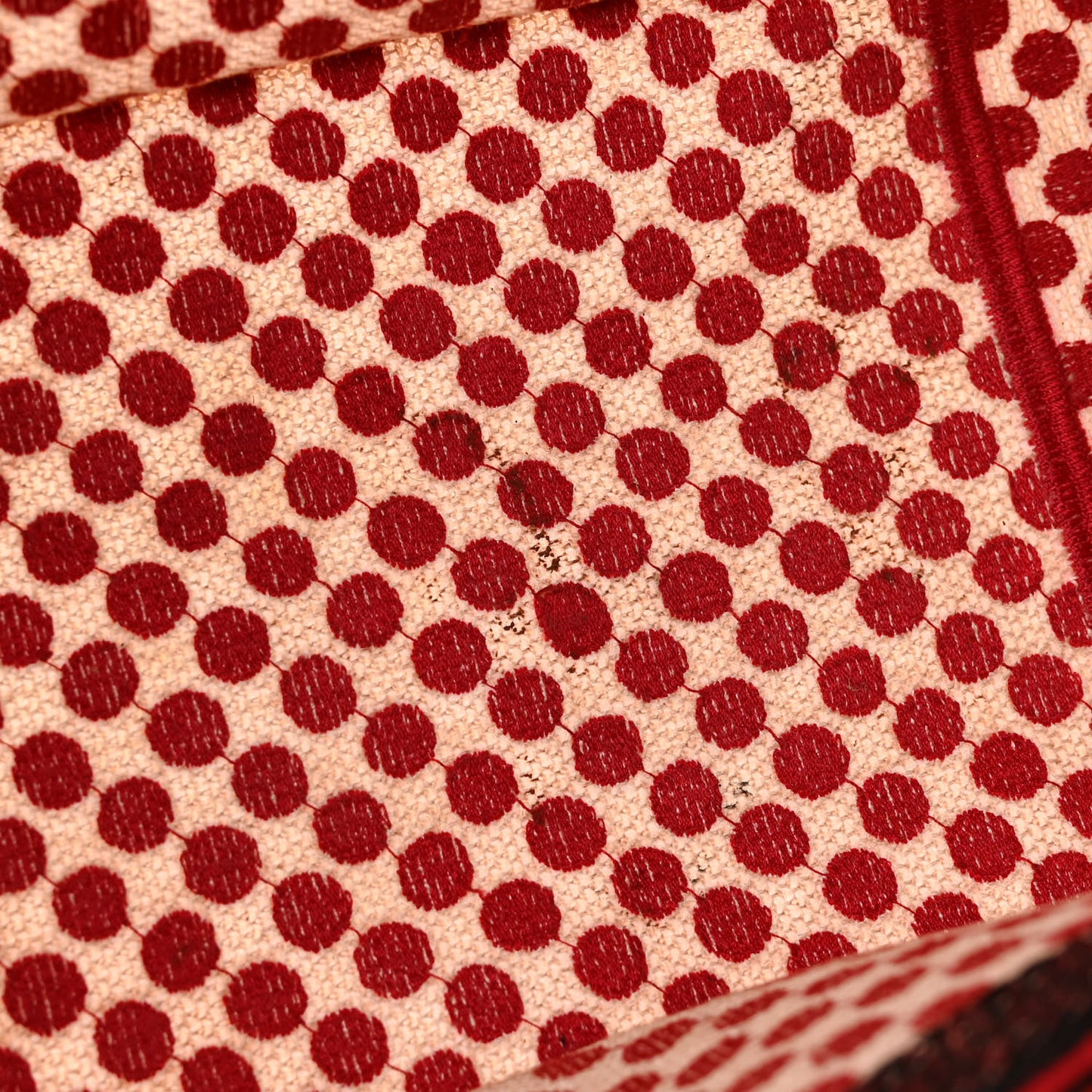 Canvas Medium DiorAmour Dots Book Tote Red