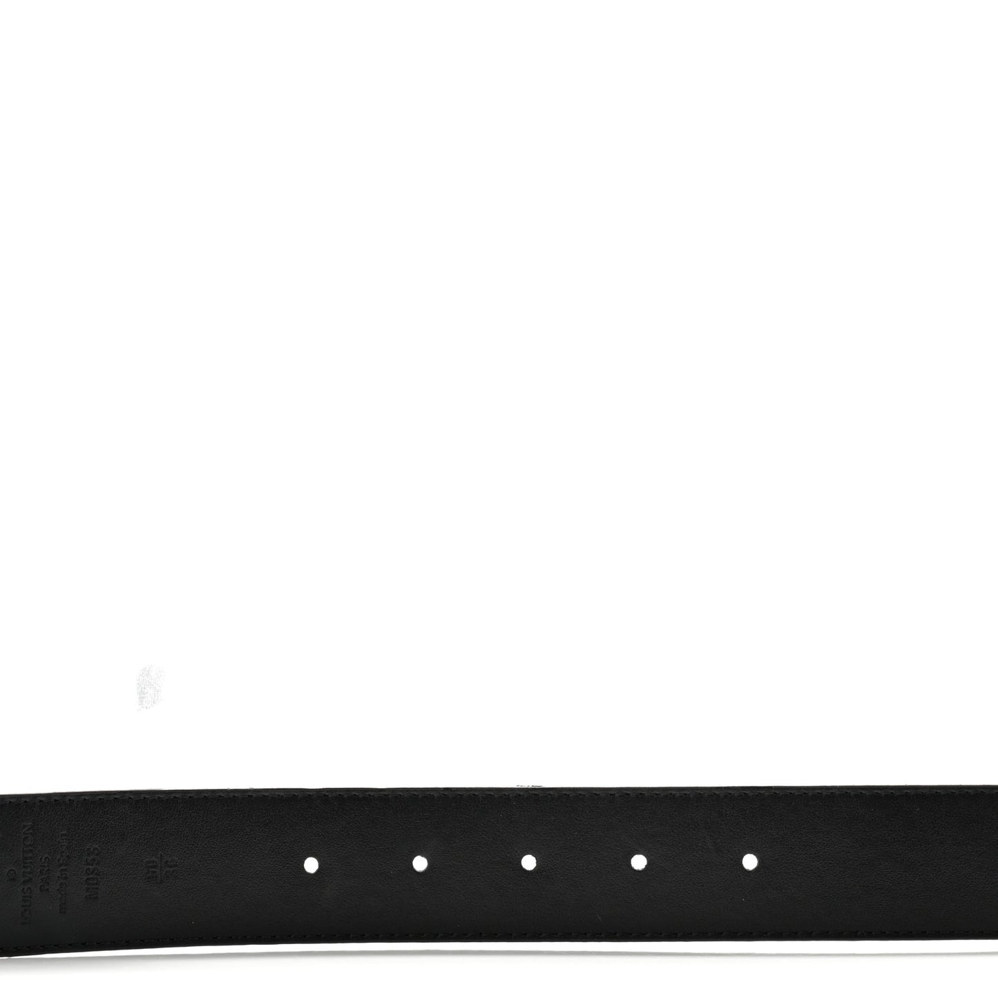 Calfskin Monogram 35mm LV Palm Springs Circle Reversible Belt 90 36 Black