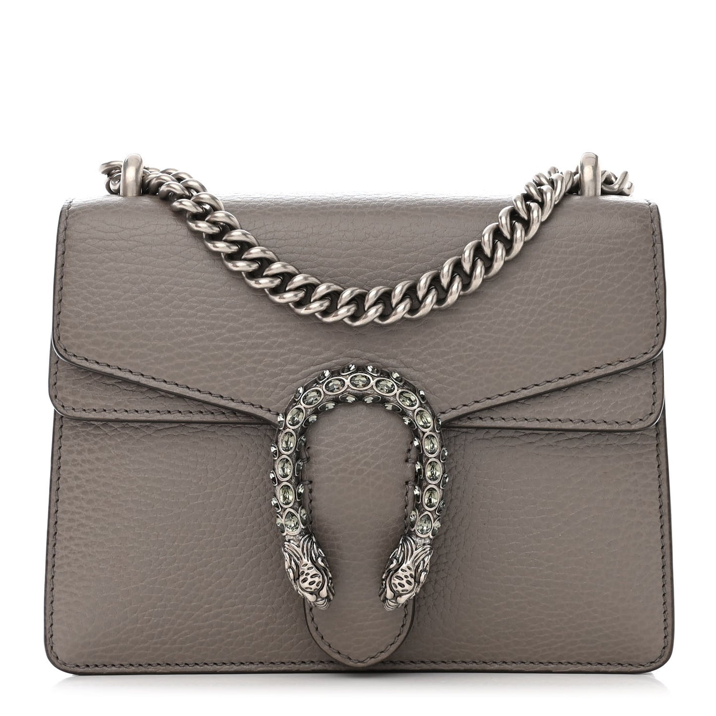 Calfskin Mini Dionysus Shoulder Bag Dusty Grey