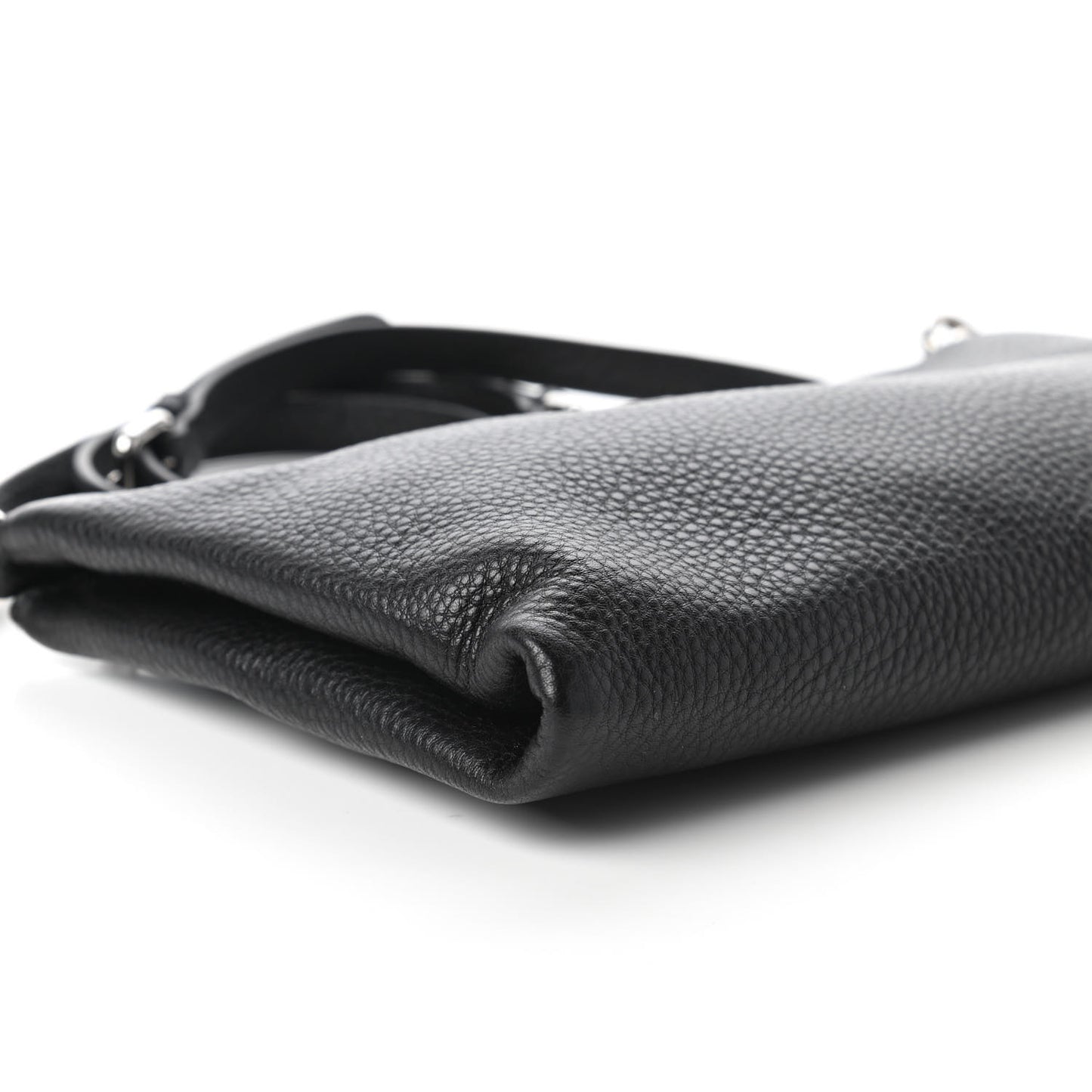 Vitello Daino Crossbody Bag Black