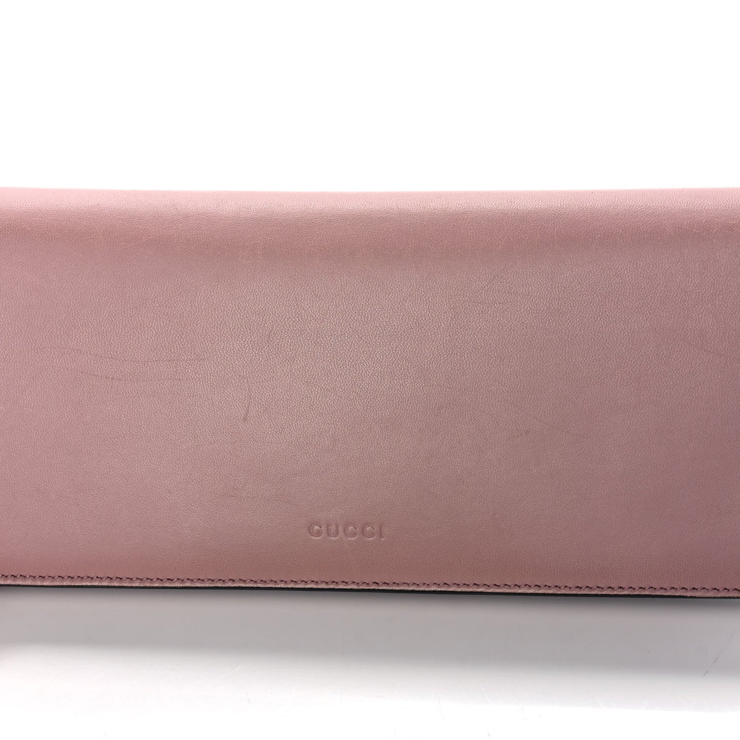 Nappa Crystal Triangles Clutch Rose Baby Candy Rame