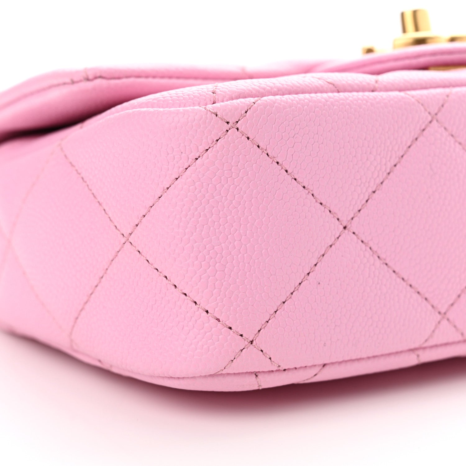 Chanel Caviar Quilted Mini Sweetheart Flap Lilac 9 of 11