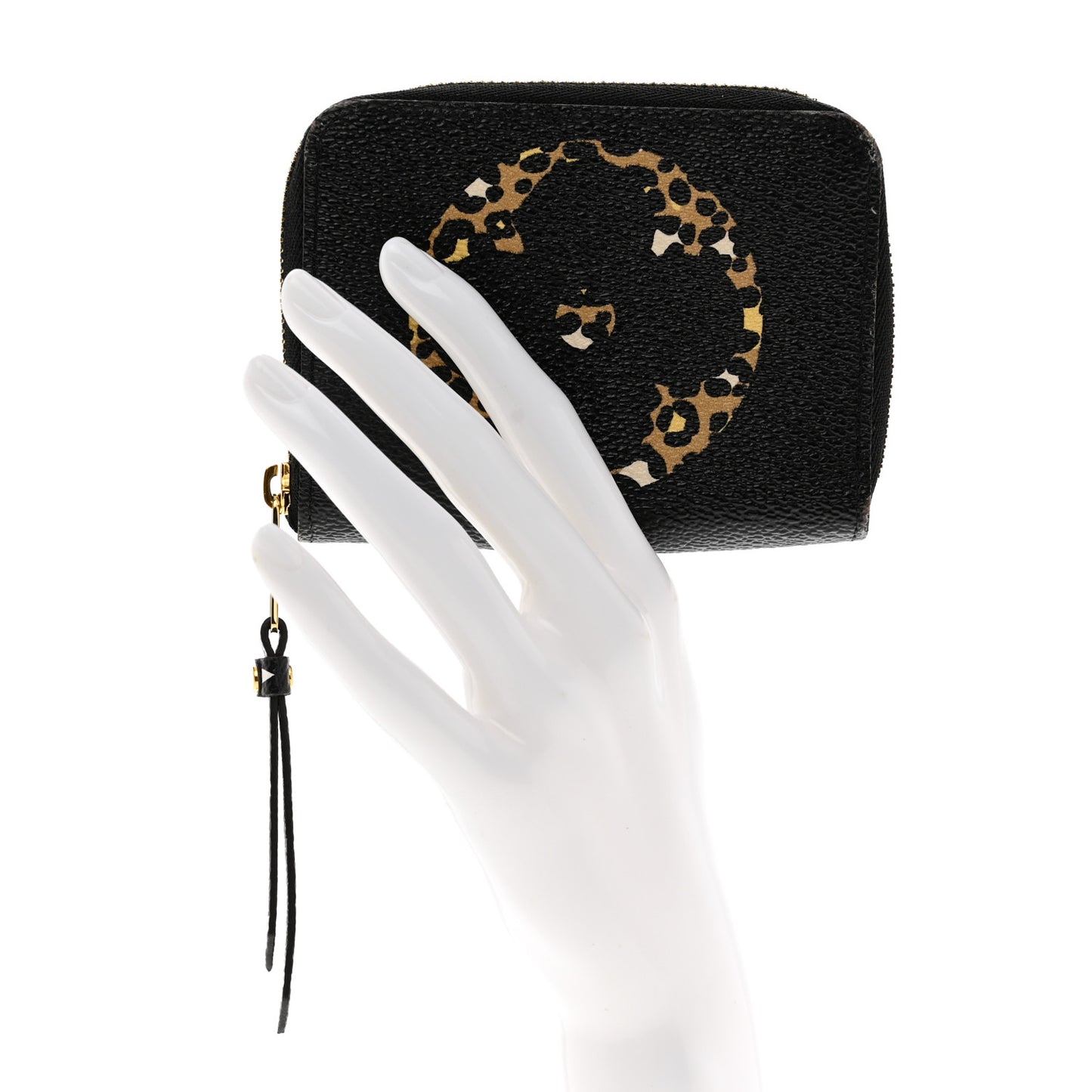 Monogram Giant Jungle Zippy Coin Purse Black