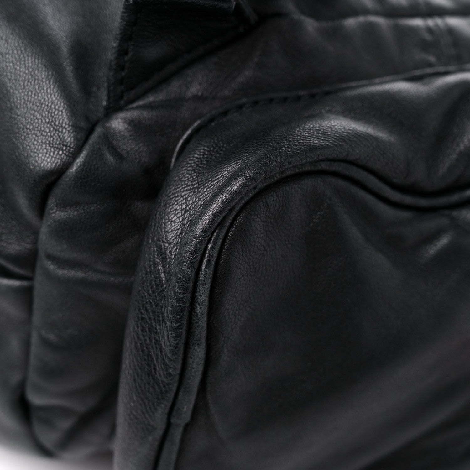 Alexander Wang Lambskin Marti Backpack Washed Black Rose Gold Hardware 10 of 14