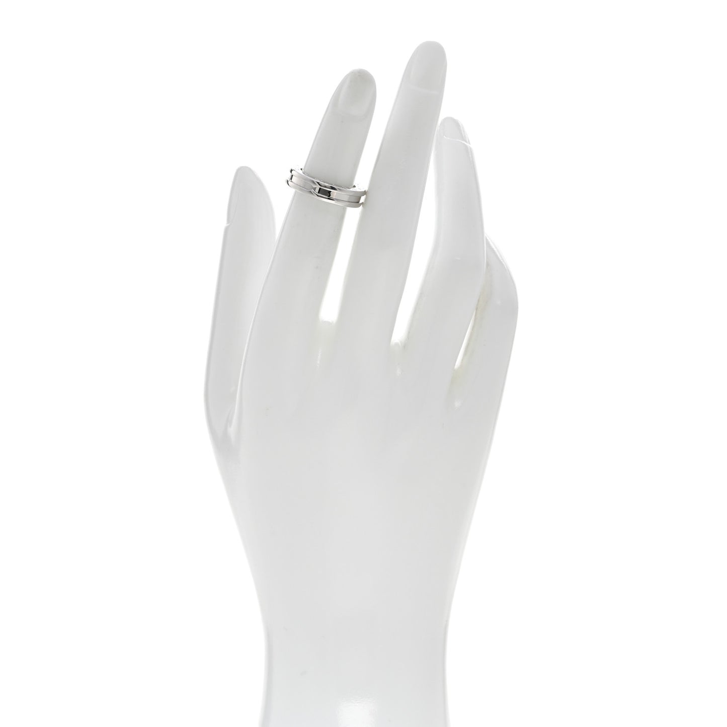 18K White Gold B.Zero1 One-Band Ring 45 3.25