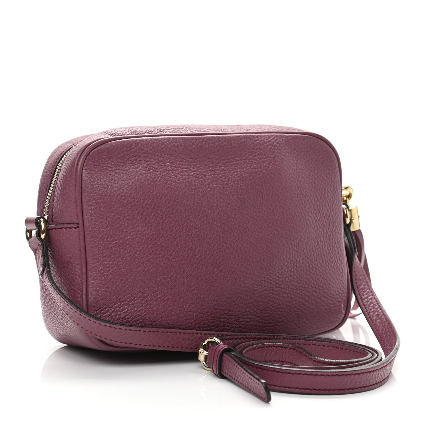 Pebbled Calfskin Small Soho Disco Bag Peonia Flower
