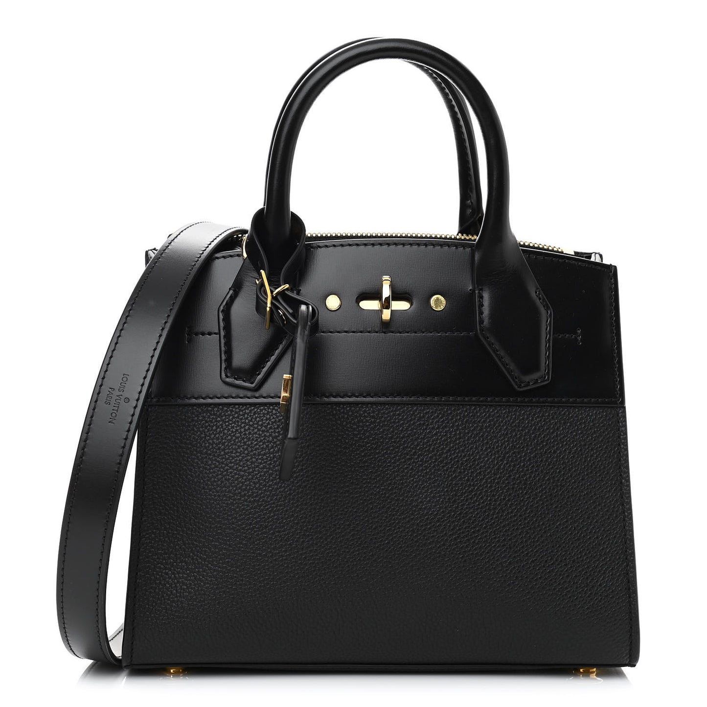 Calfskin City Steamer Mini Black