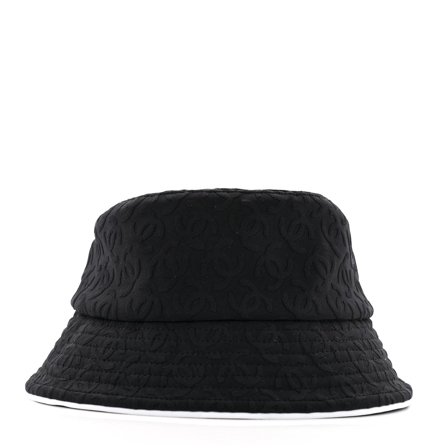 Chanel Mixed Fibers CC Bucket Hat M Black White 3 of 8