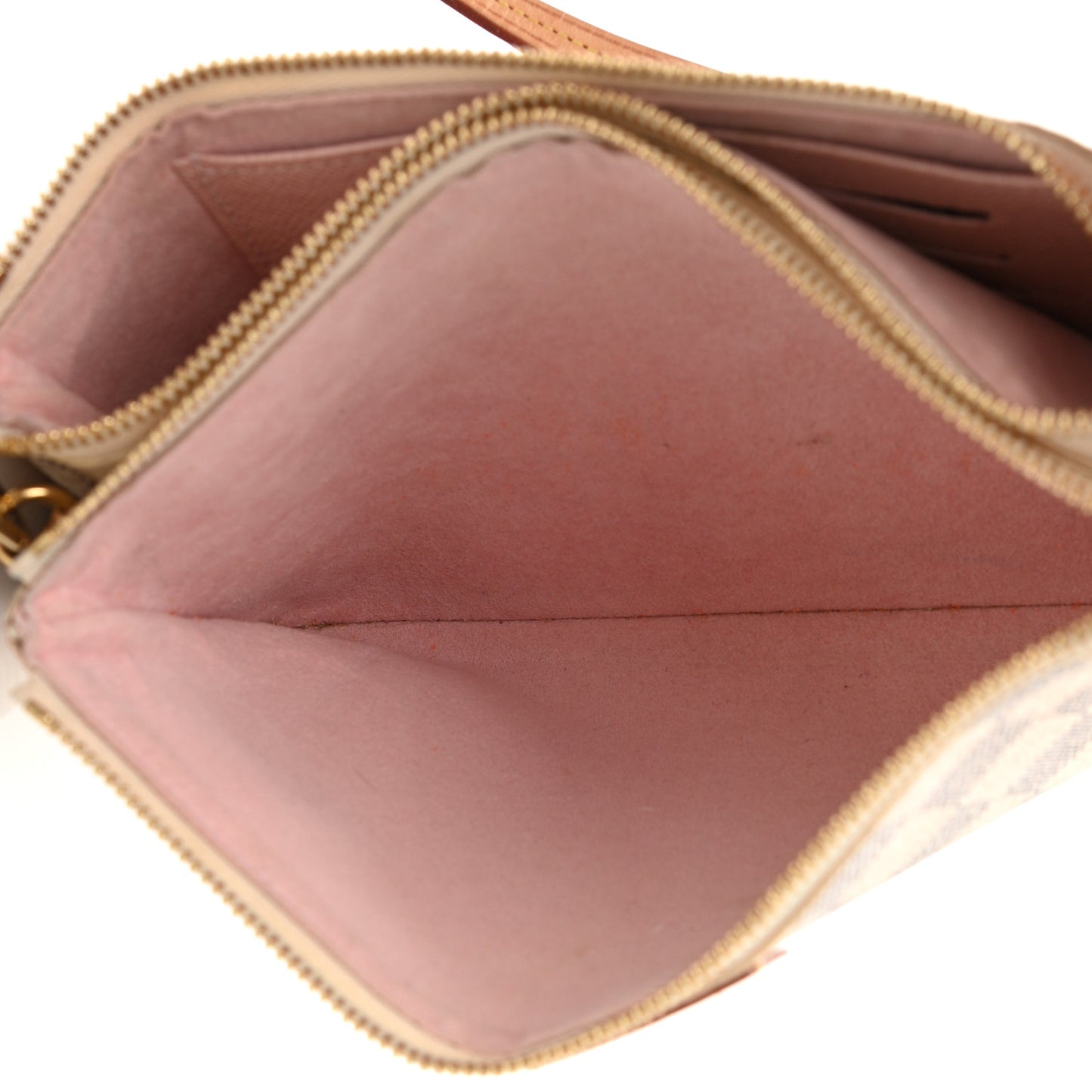 Damier Azur Double Zip Pochette