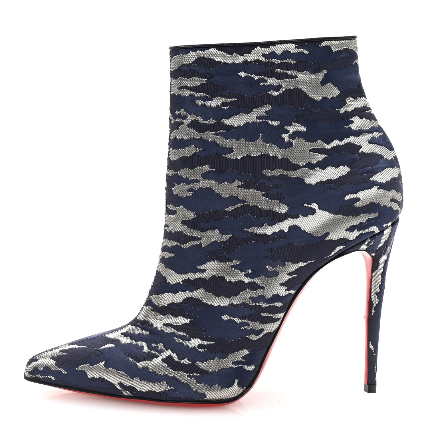 Christian Louboutin Jacquard Camouloubi So Kate Booty 100 Ankle Boots 39.5 Bavarios 1 of 9