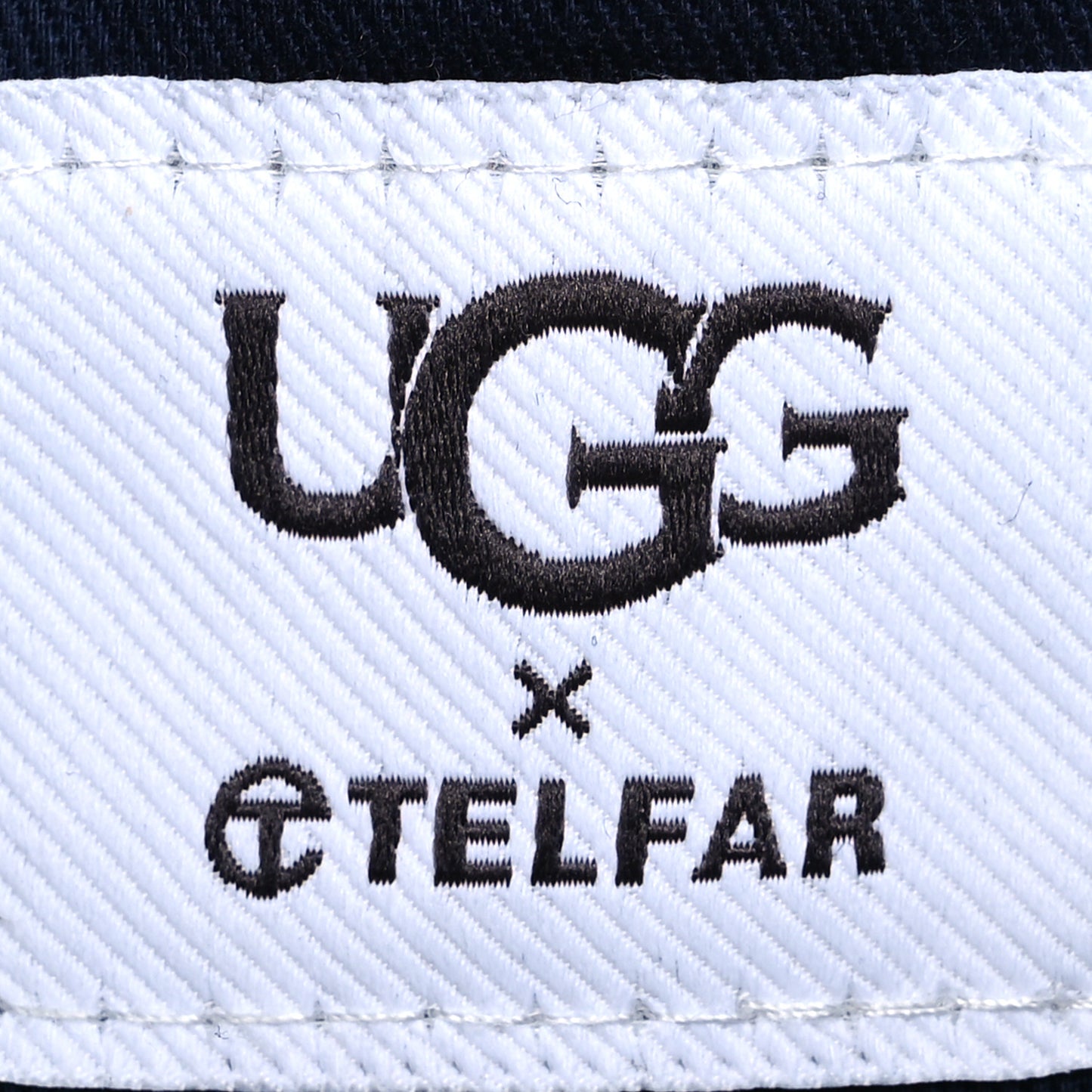 X UGG Denim Shearling Small Shopping Bag Raw Denim