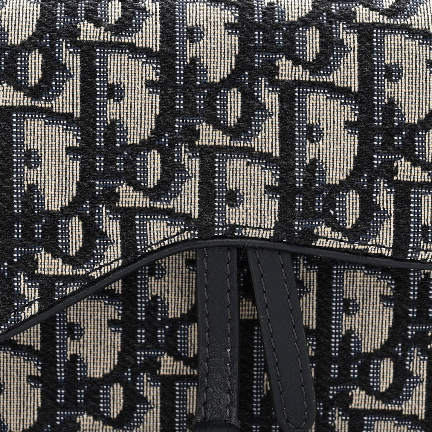 Oblique Saddle Belt Bag Blue