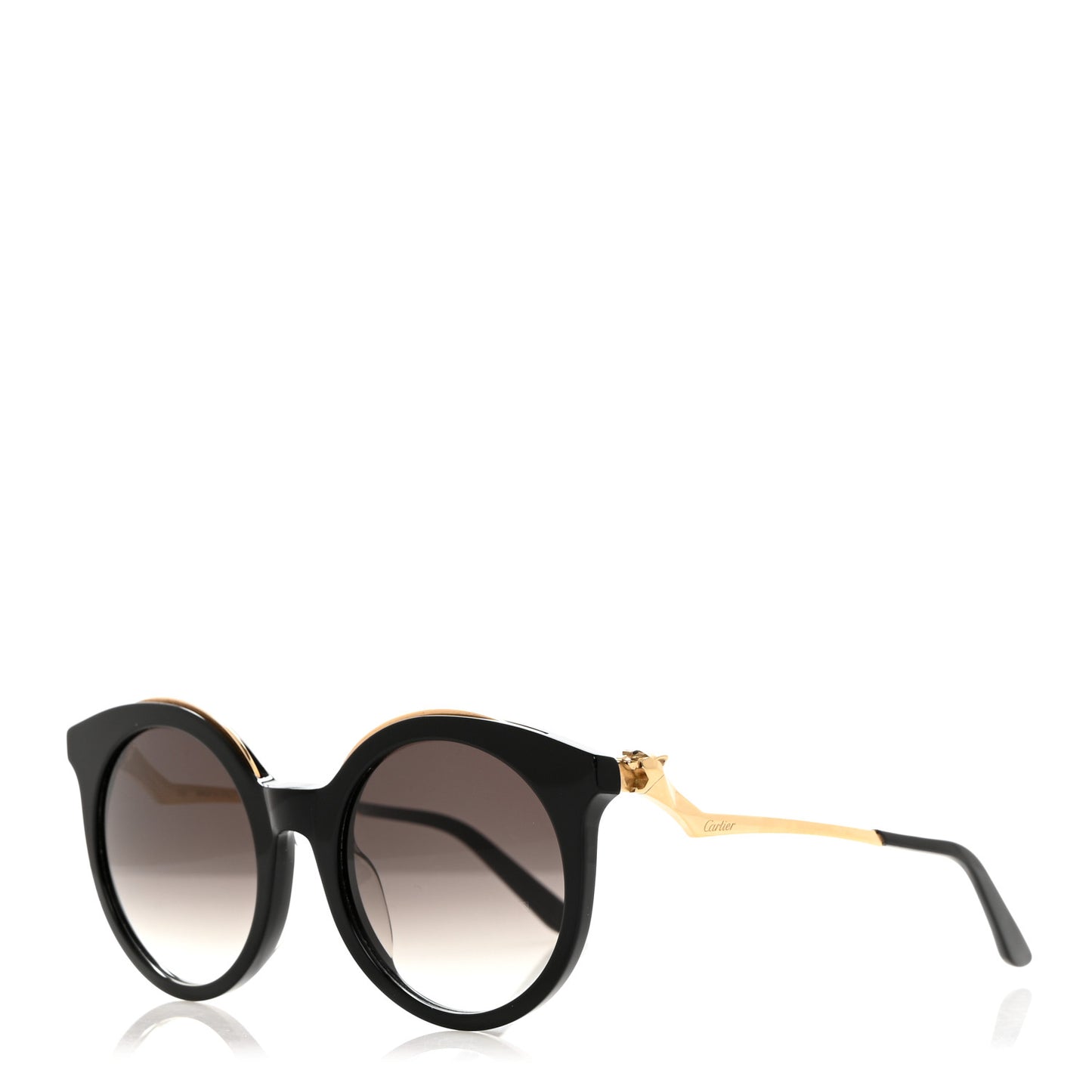 Panthere De Cartier Sunglasses Black