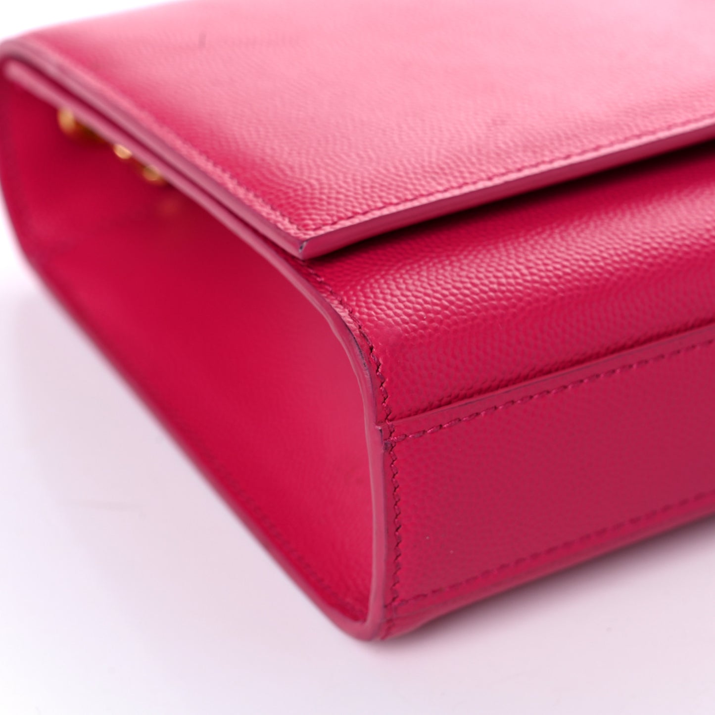 Grain De Poudre Medium Monogram Kate Satchel Lipstick Fuchsia