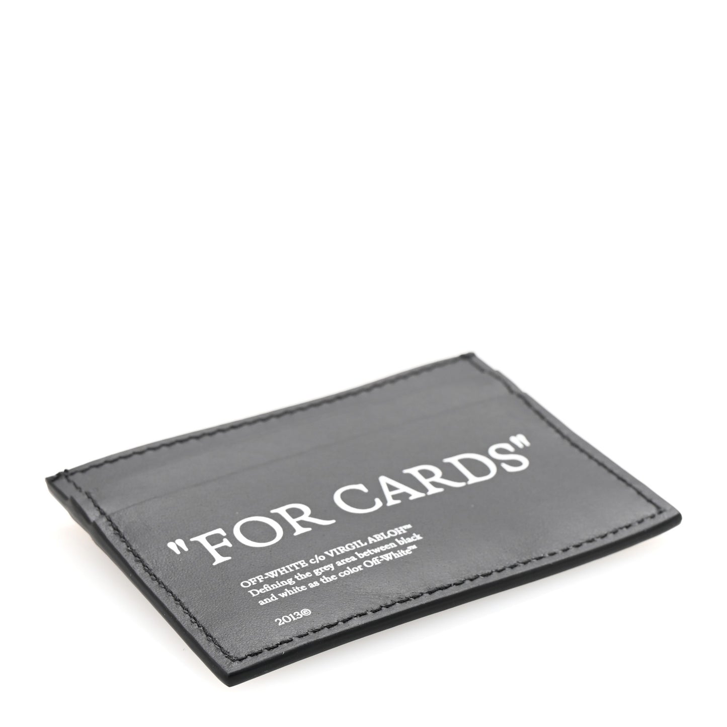 Calfskin For Cards Card Holder Black