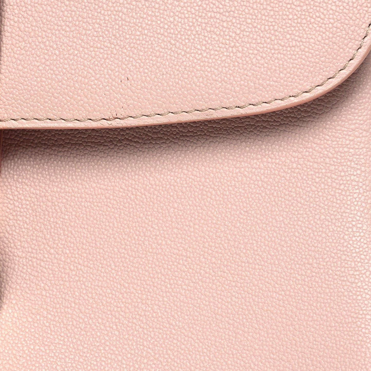 Grained Calfskin MM Brillant Satchel Nude