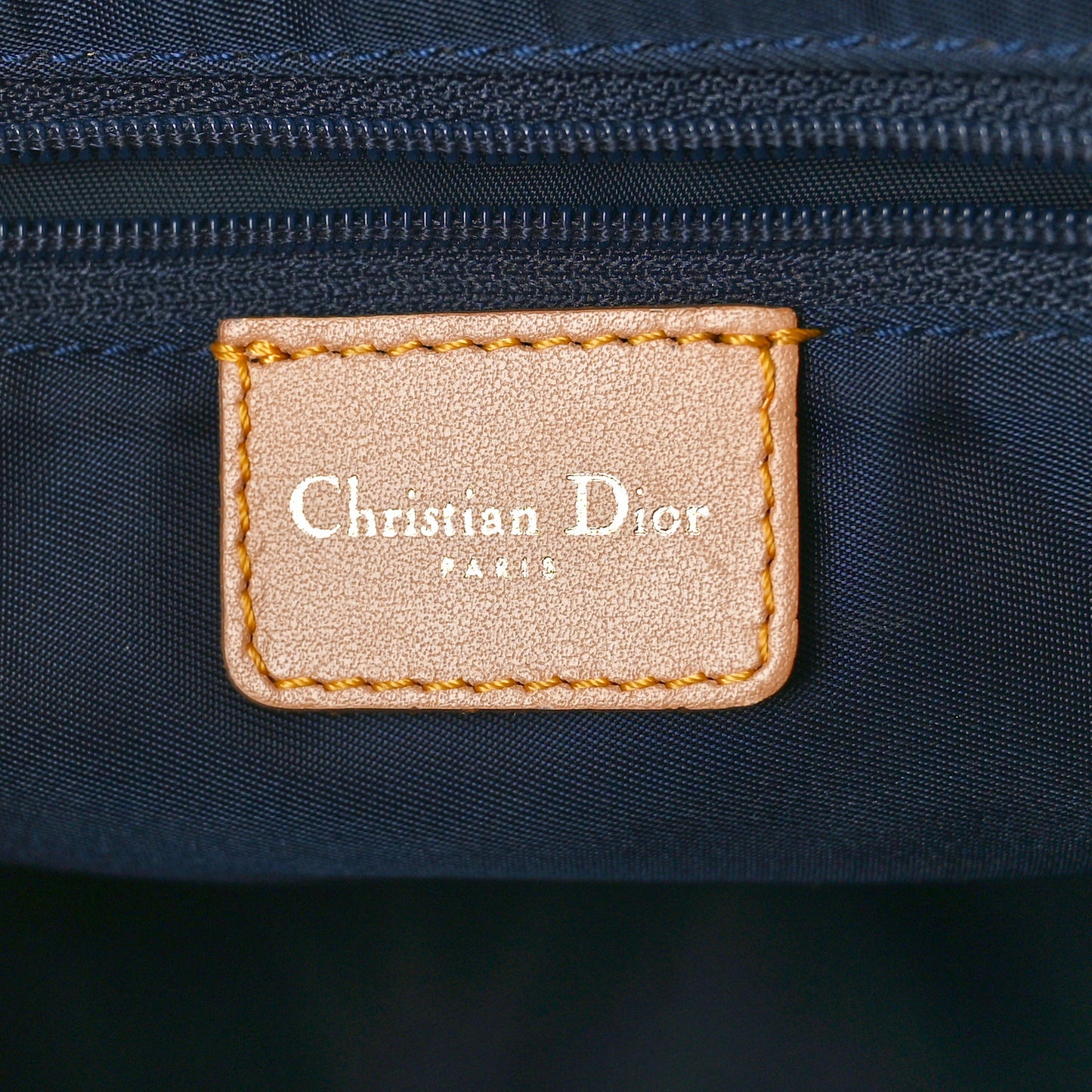 Denim Calfskin Mini Saddle Bowler Blue