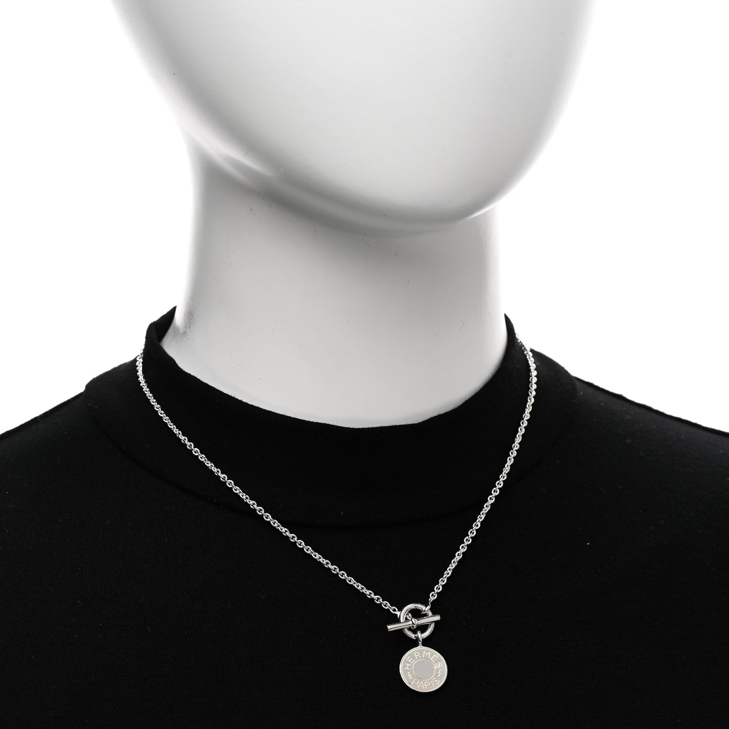 Sterling Silver Amulettes H Confettis Pendant Necklace